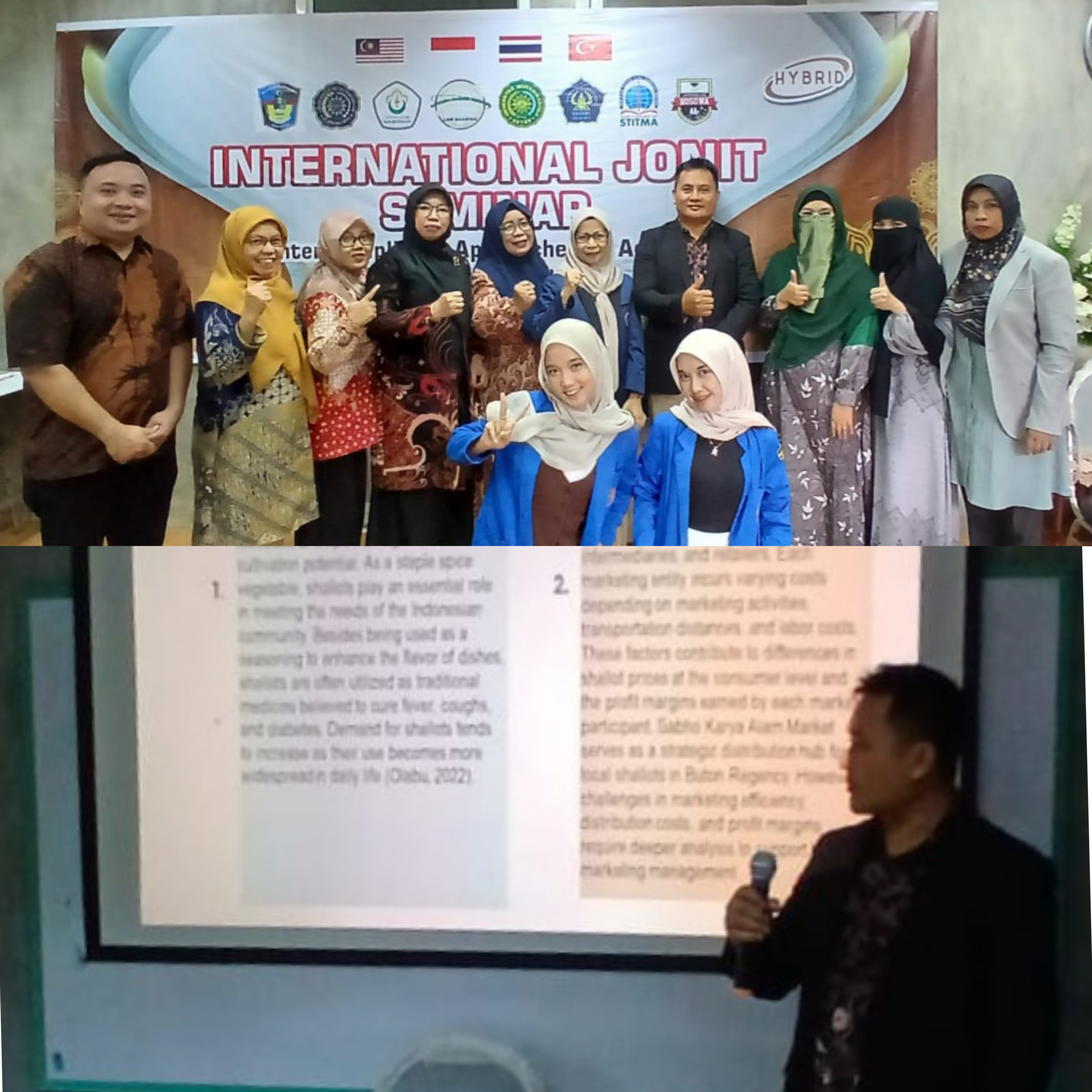 Fakultas Ekonomi dan Bisnis UM Buton Berkiprah di Kancah Internasional: Joint Seminar Internasional di Thailand